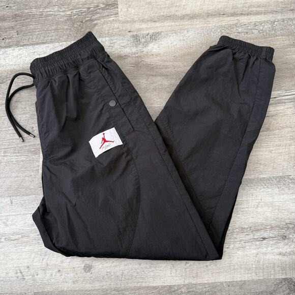 Nike Pants - NIKE Air Jordan Woven Track Pants Womens Small Standard Fit Joggers Black CV7803